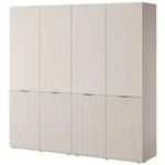Masseno Dreht&uuml;renschrank, Kaschmir, Holzwerkstoff, 12 F&auml;cher, Rechteckig,