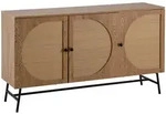 Kadima Design Sideboard, Braun, Metall, Rechteckig, Stativgestell, 140x80x39 cm,