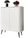 Lookway Kommode, Wei&szlig;, Holzwerkstoff, 103x129x39 cm, Wohnzimmer, Kommoden &