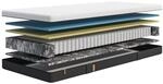 Emma Taschenfederkernmatratze Original 18 Hybrid, Grau, Wei&szlig;, Textil, H3, 100x200