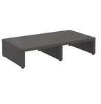 CARO-M&ouml;bel Monitorst&auml;nder, Grau, Holzwerkstoff, Mode, 50x10x27 cm,...