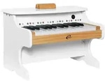 Coemo Kinderklavier, Wei&szlig;, Holzwerkstoff, 25x42 cm, unisex, CE, Spielzeug,