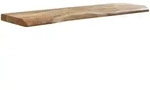 Kadima Design Wandregal, Beige, Holz, Echtholz,Akazie, Rechteckig, 100x4x26 cm,