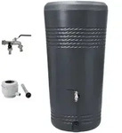 4rain 2In1, Grau, Kunststoff, 230 L, 59x114x60 cm, Gartenzubeh&ouml;r, Gartenpflege,