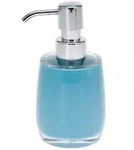 bremermann Seifenspender, Blau, Kunststoff, 8x16x8 cm, Badaccessoires,