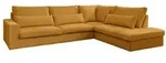 Fun M&ouml;bel Ecksofa, Gelb, Textil, Ottomane rechts, 315x245 cm, Wohnzimmer,...