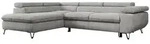 MKS Ecksofa, Hellgrau, Metall, 3-Sitzer, L-Form,L-Form, 273x208 cm, Oeko-Tex&reg;,