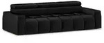 Fun M&ouml;bel Sofa, Schwarz, Textil, 303x98x115 cm, Wohnzimmer, Sofas & Couches,...