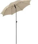 Fare Sonnenschirm, Beige, Kunststoff, Rund, 180x180 cm, Sonnenschutz &...