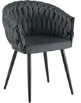 CLP Armlehnenstuhl, Dunkelgrau, Metall, 58x80x57 cm, Esszimmer, St&uuml;hle,
