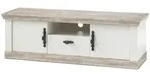 Lomado Lowboard, Wei&szlig;, Holzwerkstoff, 156x51x44 cm, Wohnzimmer, Wohnw&auml;nde,