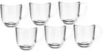 Leonardo Kaffeegl&auml;serset Napoli, Transparent, Glas, 6-teilig, 280 ml, Kaffee &...