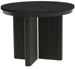 Beautysofa Esstisch, Schwarz, Schwarz, Metall, 6-Sitzer, Rund,Rund, 100x77x100...