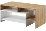 Masseno Couchtisch, Eiche, Holzwerkstoff, Rechteckig, 120x53x60 cm, Wohnzimmer,