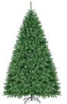 Costway Weihnachtsbaum, Gr&uuml;n, Metall, 275 cm, Dekoration, Weihnachtsdekoration,