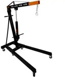 Monstershop Werkstattkran, Schwarz, Metall, 93x155x150 cm, Freizeit, Heimwerken,