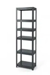 Jan Nowak Metallregal, Anthrazit, Metall, 45x180x42 cm, Freizeit, Heimwerken,