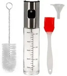 Intirilife &Ouml;l-Spr&uuml;hflasche, Transparent, Glas, 3.9x18x3.9 cm, Kochen,