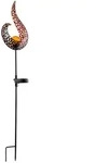 Globo Lighting Solarleuchte, Schwarz, Glas, 6.5x90x16.5 cm, Lampen & Leuchten,