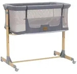 Fillikid Beistellbett Air, Grau, Metall, Textil, 80x45 cm, Rei&szlig;verschluss,