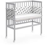 VitaliSpa Beistellbett, Grau, Holz, Rechteckig, 94x96x90 cm, Babym&ouml;bel, Babybetten,