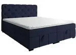 Fun M&ouml;bel Boxbett, Blau, Textil, 200x200 cm, Schlafzimmer, Betten,...