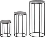Outsunny Blumenst&auml;nder,, Mehrfarbig, Metall, 30.5x70.5x30.5 cm, Wohnzimmer,