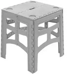 Sonstige Campingtisch, Grau, Kunststoff, 44.5x55x46.5 cm, Gartenm&ouml;bel,...