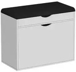 Vicco Schuhbank, Wei&szlig;, Holzwerkstoff, Rechteckig, 60x51x30 cm, Garderobe,