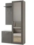 Masseno Garderobenschrank, Wei&szlig;, Holzwerkstoff, 4 F&auml;cher, 1 Schubladen,