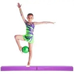 Costway Balance, Lila, Kunststoff, 170x20 cm, Freizeit, Sport & Fitness