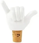 Donkey Products Flaschenverschluss, Wei&szlig;, Keramik, 3x8.2x7 cm, Essen & Trinken,