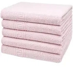 Zollner Duscht&uuml;cher,, Rosa, Textil, 70x140 cm, Oeko-Tex&reg; Standard 100,