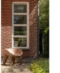 Livetastic Gartensessel Orio, Braun, Rot, Kunststoff, rund, 62x58x62 cm,