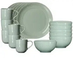 Ritzenhoff Breker Fr&uuml;hst&uuml;cks-Set, Gr&uuml;n, Keramik, 18-teilig, Rund, 2x2x2 cm, Essen