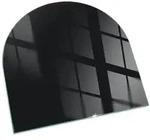 Tulup Glasplatte, Schwarz, Glas, Quadratisch, 100x100x0.4 cm, Kleinm&ouml;bel,...