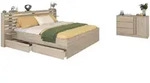 Schlafzimmer, Braun, Holzwerkstoff, 80x200x120 cm, Kinderzimmer & Jugendzimmer,