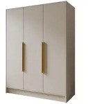Masseno Dreht&uuml;renschrank, Kaschmir, Holzwerkstoff, 8 F&auml;cher, Rechteckig,...