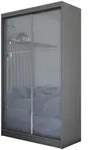 Beautysofa Schwebet&uuml;renschrank, Graphit, Holzwerkstoff, 6 F&auml;cher, 4...