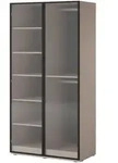 Masseno Dreht&uuml;renschrank, Beige, Holzwerkstoff, 6 F&auml;cher, Rechteckig,...