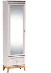 Mirjan24 Dreht&uuml;renschrank, Kaschmir, Holz, 1 Schubladen, Rechteckig, 55x193x35...