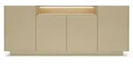 Masseno Kommode, Beige, Holzwerkstoff, 203x83x39.5 cm, Wohnzimmer, Kommoden &