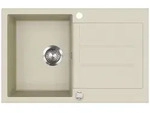 Bergstroem Sp&uuml;lbecken, Beige, Stein, Rechteckig, 78x20x50 cm, K&uuml;chen,