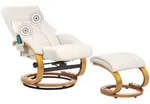 Beliani Massagestuhl, Beige, Kunststoff, 55x100x80 cm, Wohnzimmer, Sessel,