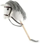Bieco Spielwaren Hobby-Horse, Wei&szlig;, Textil, 34x76 cm, Spielzeug, Babyspielzeug,