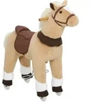 Aiyaplay Reitpferd, Braun, Textil, 28x80x72 cm, unisex, schadstofffrei, Spielzeug,