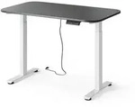 Vicco H&ouml;henverstellbarer, Wei&szlig;, Anthrazit, Holzwerkstoff, Rechteckig, 120x120x70