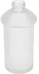 bremermann Ersatzseifenspenderglas, Wei&szlig;, Glas, 7x14x7 cm, Badaccessoires,
