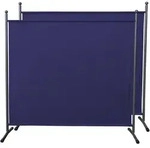 Quick Star Paravent, Blau, Metall, 180x180 cm, Sonnenschutz & Sichtschutz,