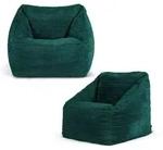 icon Sitzsack, Gr&uuml;n, Textil, 100 L, 1-Sitzer, Freiform, 55x44x55 cm,...